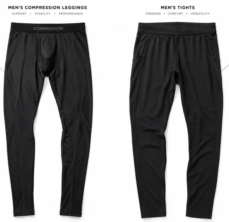 Men’s Compression Leggings vs Tights