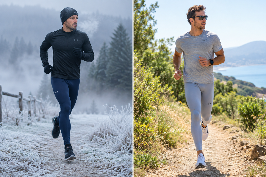 Cold Weather vs Summer Compression Leggings for Men