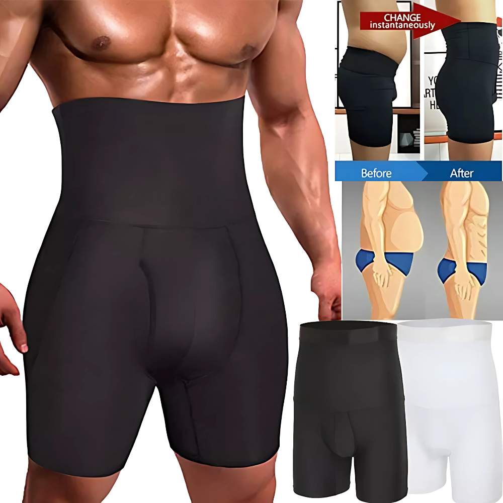 Men's Tummy Control Sculpting Compression Shorts