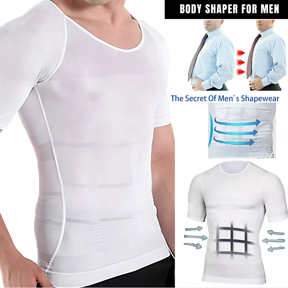 Men's Compression Body Shaper T-Shirt