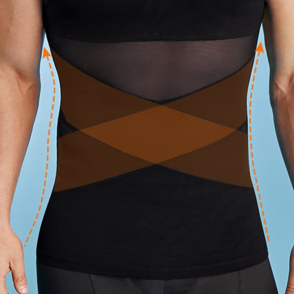 MaxFit Pro: Men's Slimming & Body Sculpting Sleeveless Top - ToneArmor