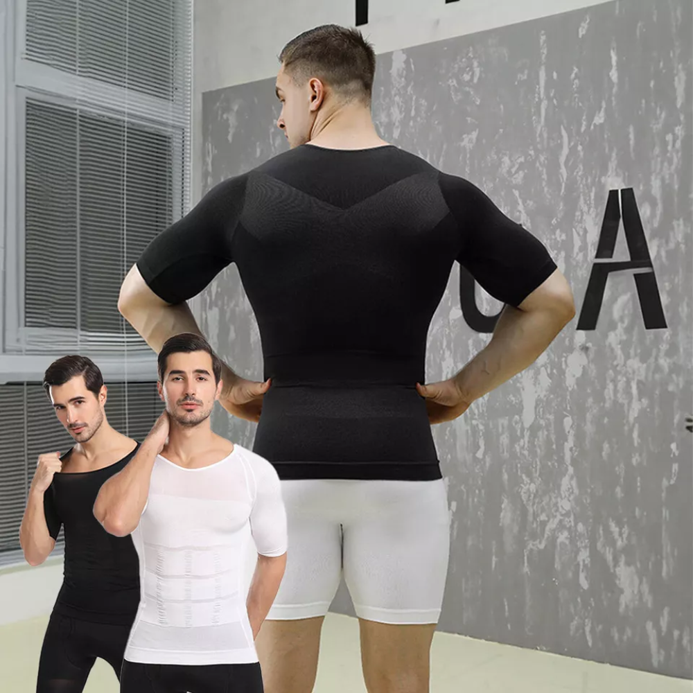 Men's Compression Body Shaper T-Shirt