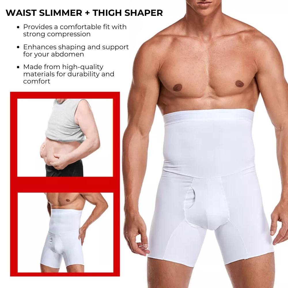 Men's Tummy Control Sculpting Compression Shorts