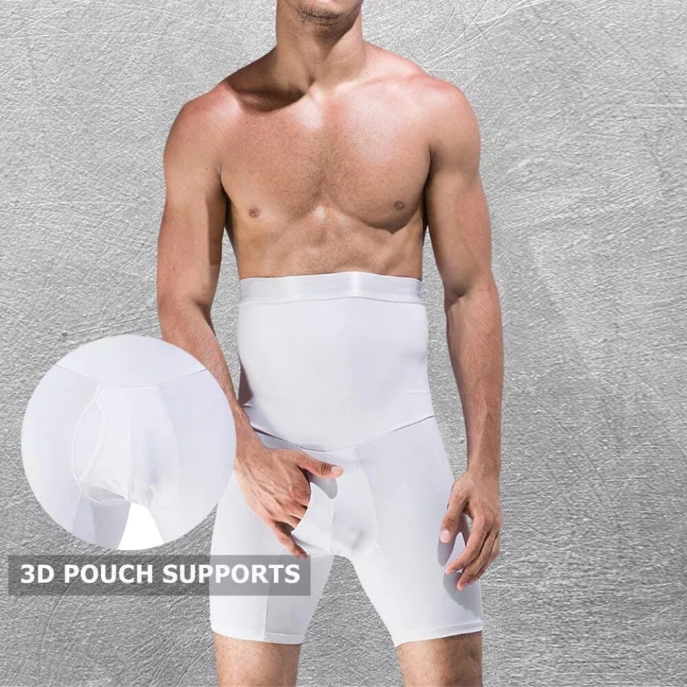 Men's Tummy Control Sculpting Compression Shorts