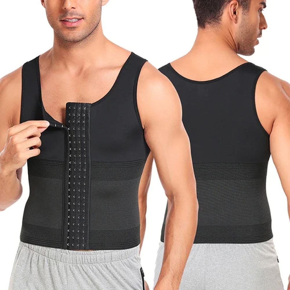 FlexCore: Men’s Adjustable Shape & Support Compression Vest - ToneArmor