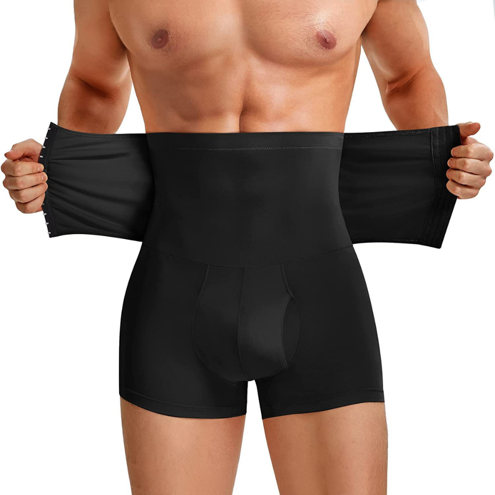 SlimFit Pro: Men's High-Waist Corset Slimming Shapewear Shorts