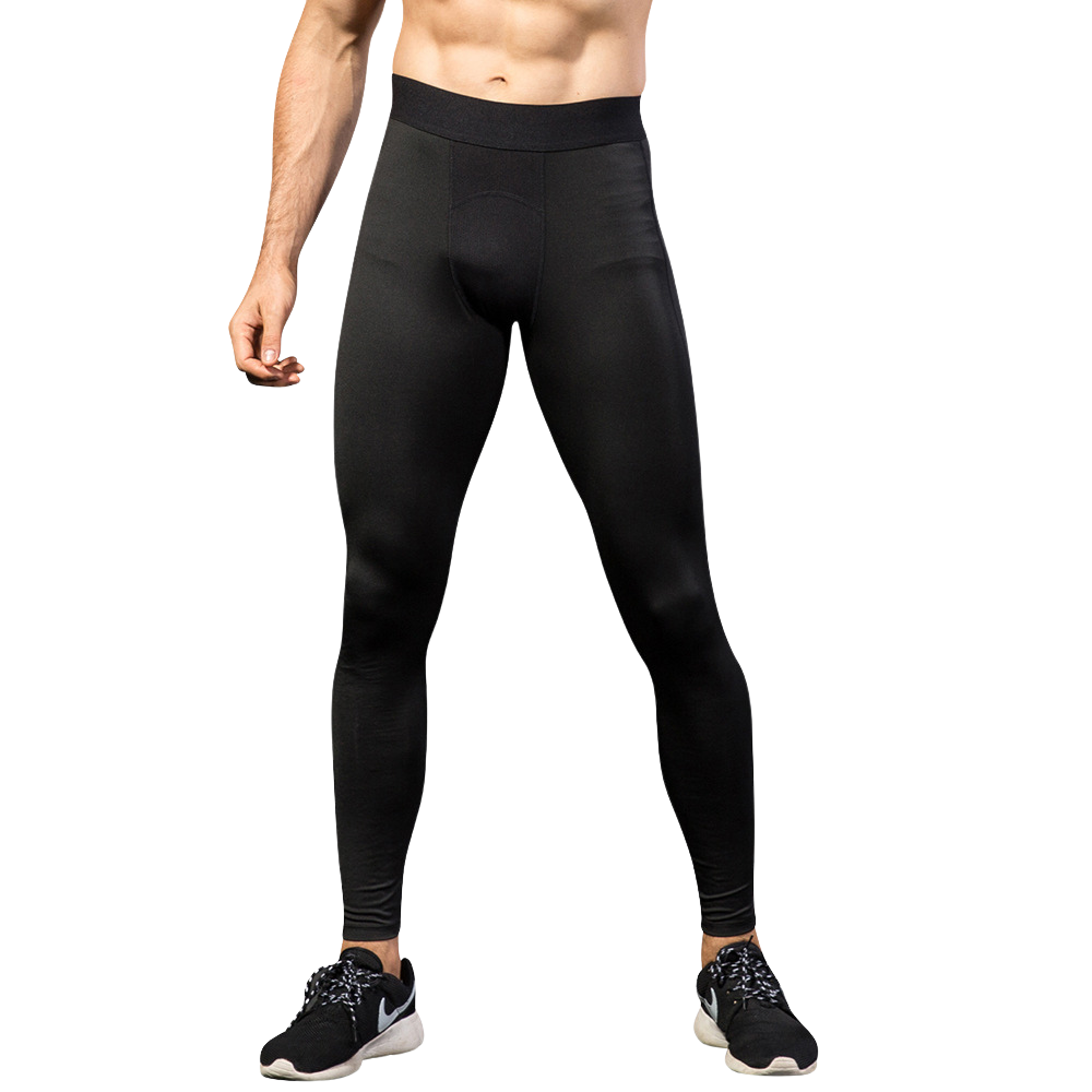 Men's Compression Leggings | High-Waist Supportive Fit & Muscle Control