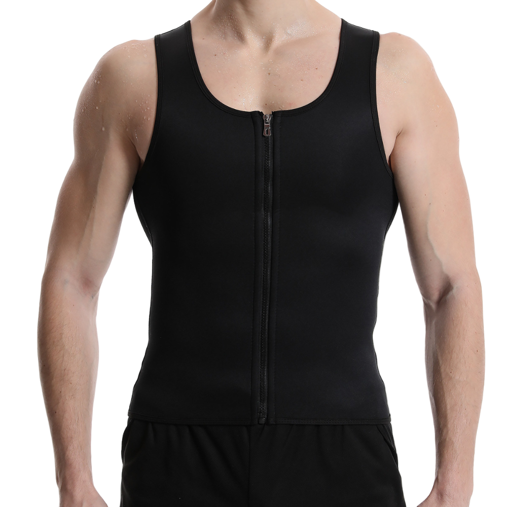 SweatMax: Men’s Sweat & Shape Sauna Compression Vest - ToneArmor
