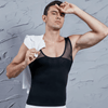 Men's Compression Tank Top | Breathable Mesh & Tummy Control