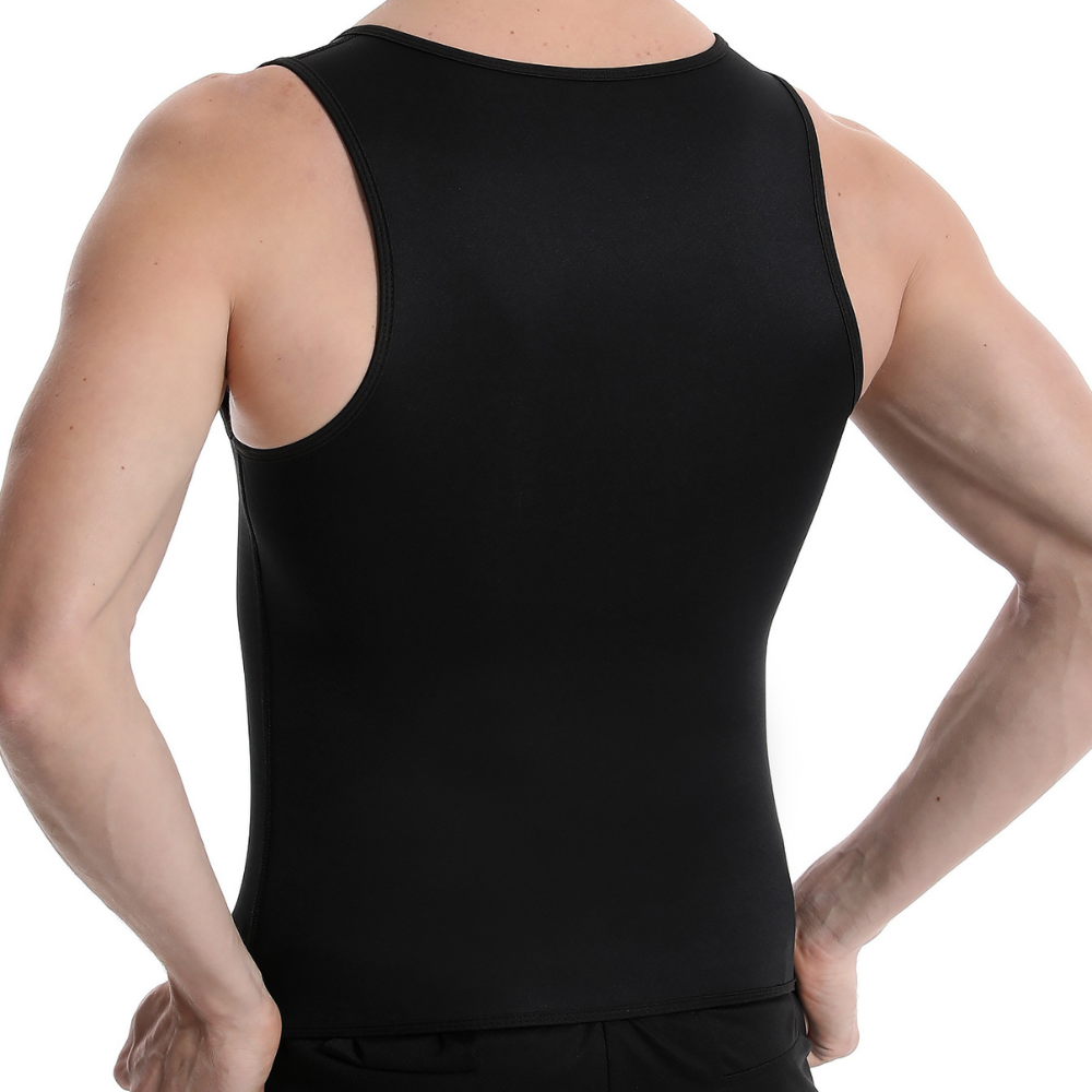 SweatMax: Men’s Sweat & Shape Sauna Compression Vest - ToneArmor
