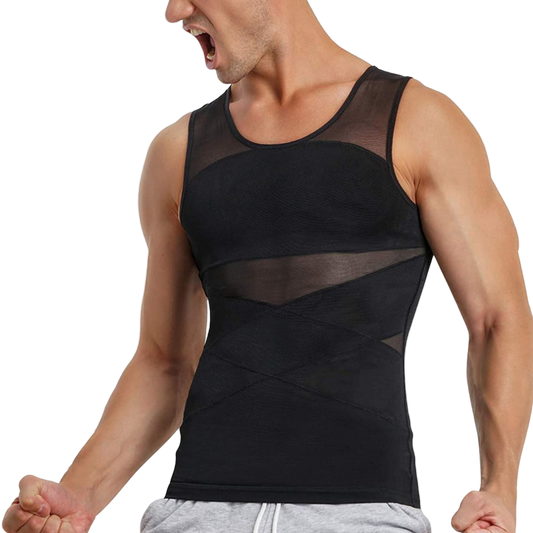 MaxFit Pro: Men's Slimming & Body Sculpting Sleeveless Top - ToneArmor