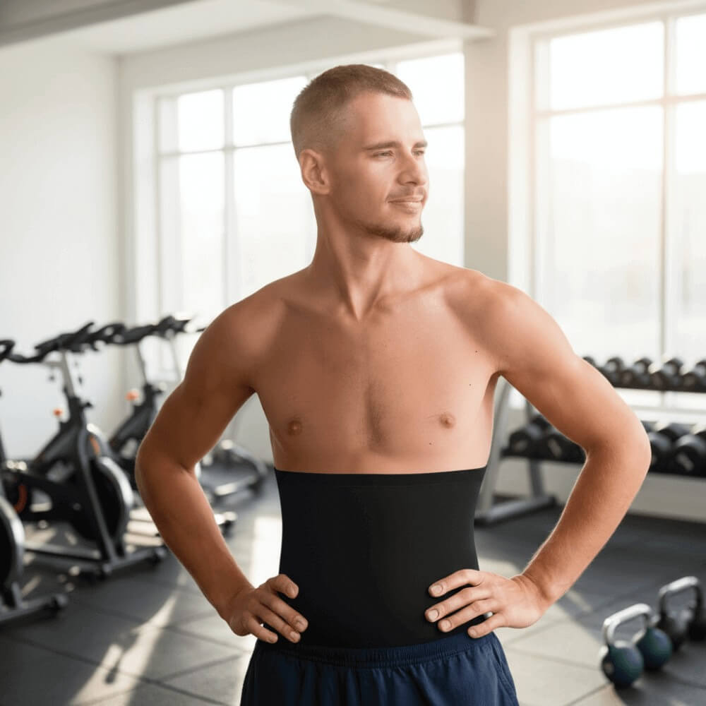 ThermoCore: Men's Waist Trainer Fat Burning Sweat Belt - ToneArmor