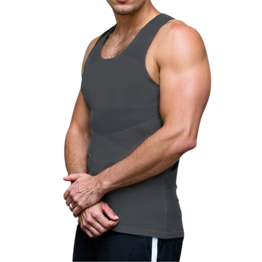MaxFit Pro: Men's Slimming & Body Sculpting Sleeveless Top - ToneArmor