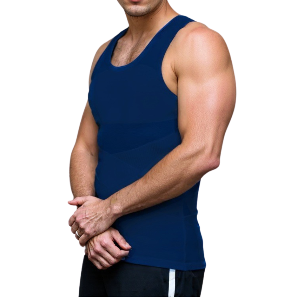 MaxFit Pro: Men's Slimming & Body Sculpting Sleeveless Top - ToneArmor