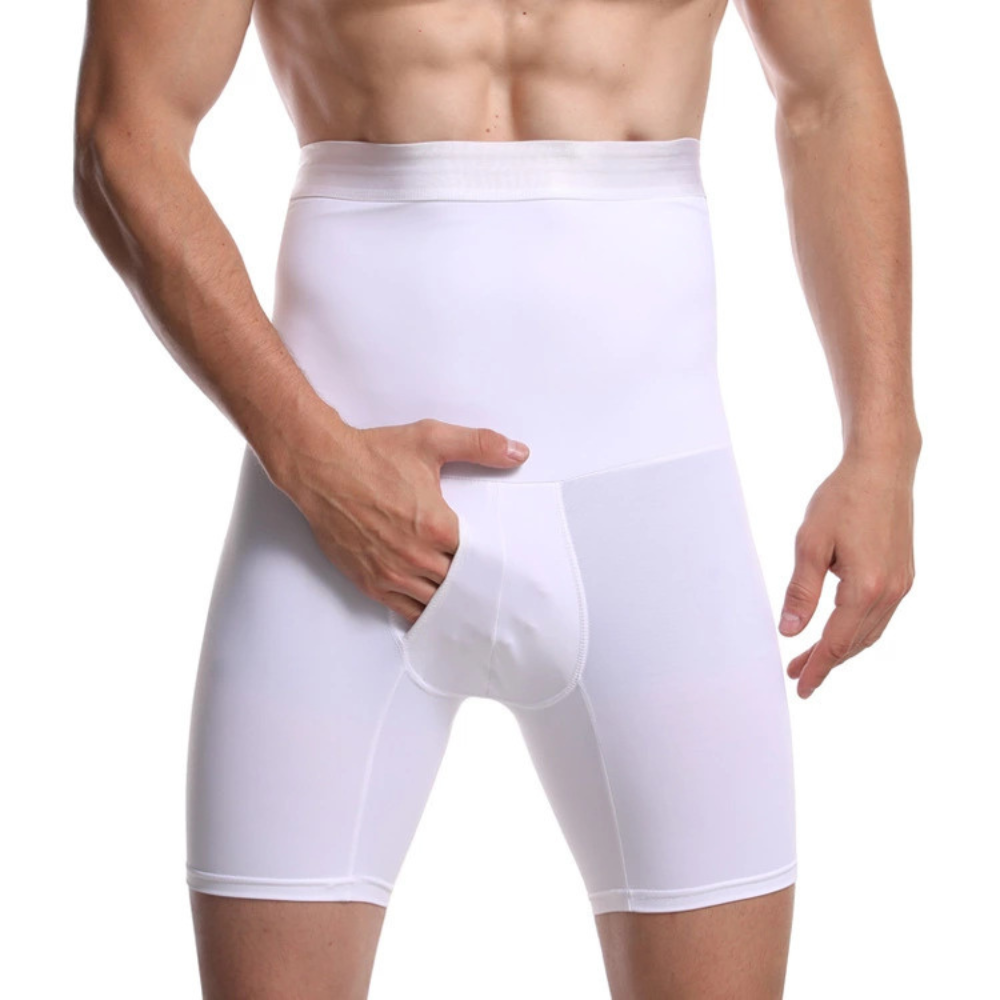 Men's Tummy Control Sculpting Compression Shorts
