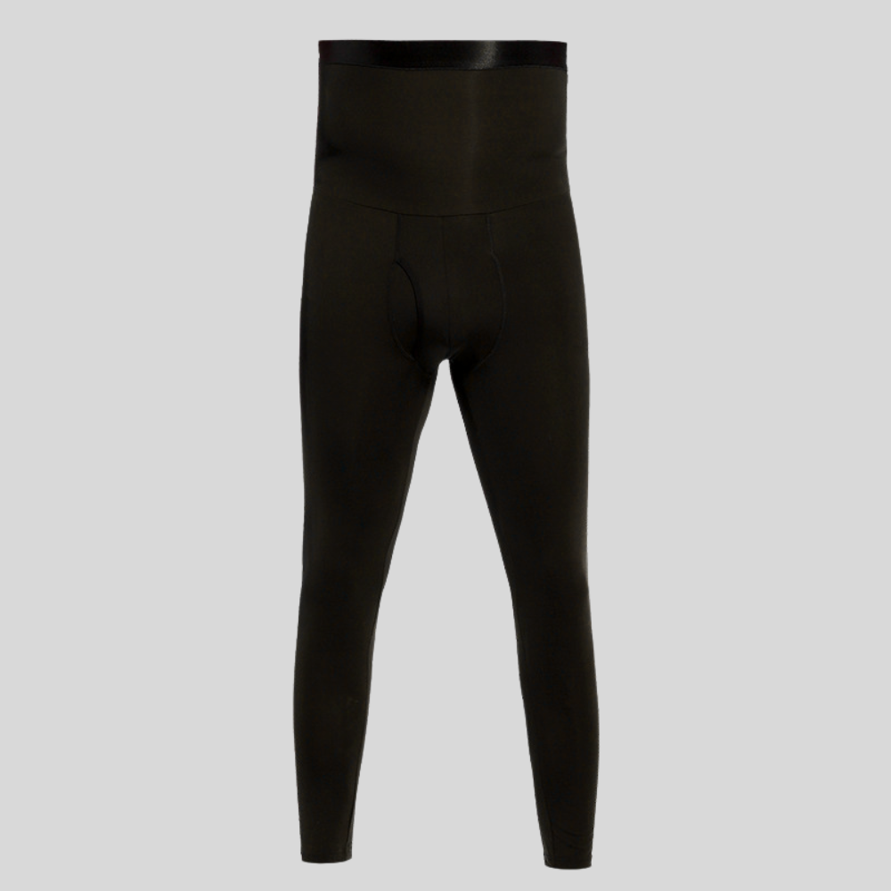 Men's High-Waist Compression Leggings | Supportive Fit & Core Stability