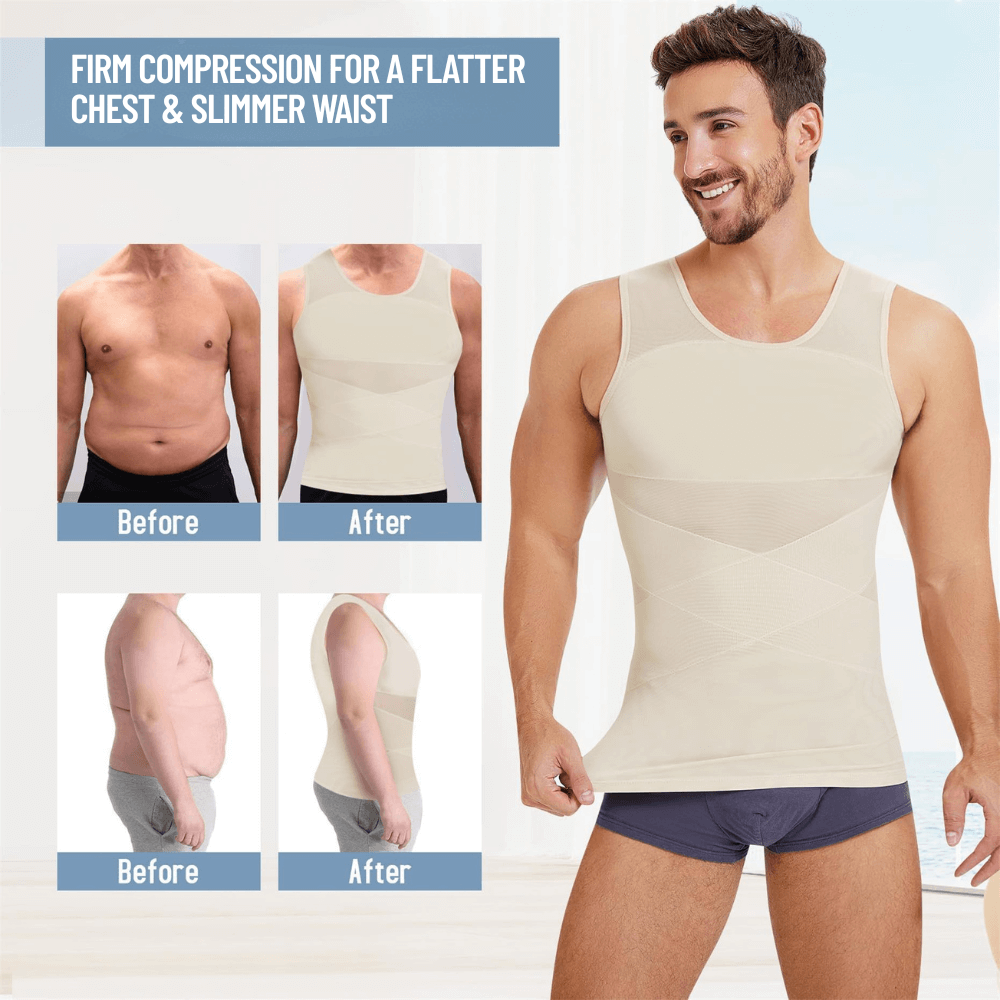 MaxFit Pro: Men's Slimming & Body Sculpting Sleeveless Top - ToneArmor