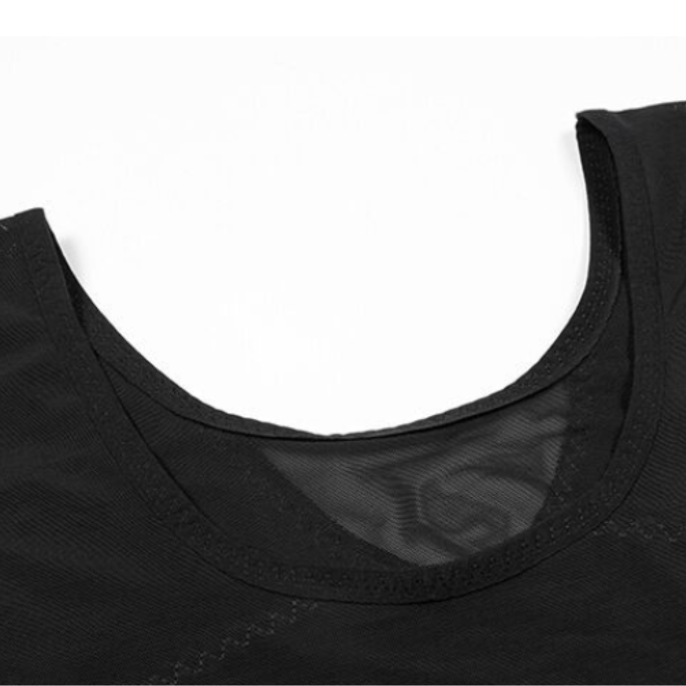 Men's Compression Tank Top | Breathable Mesh & Tummy Control