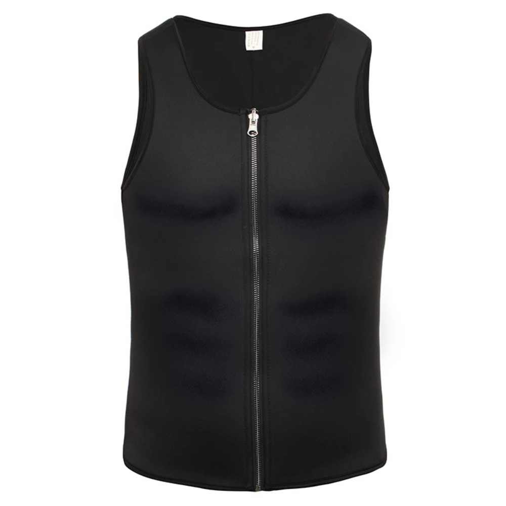 SweatMax: Men’s Sweat & Shape Sauna Compression Vest - ToneArmor