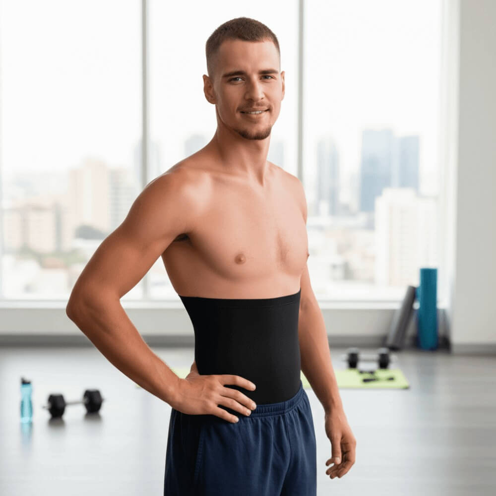 ThermoCore: Men's Waist Trainer Fat Burning Sweat Belt - ToneArmor