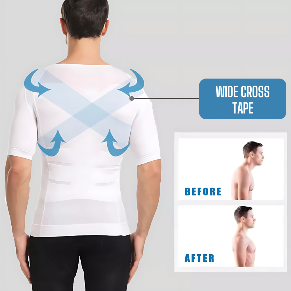 Men's Compression Body Shaper T-Shirt