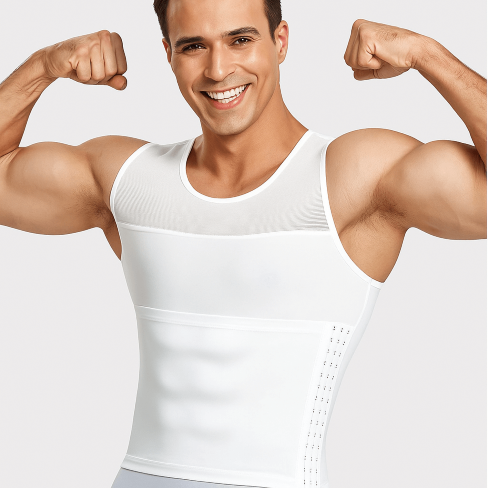 CoreSculpt: Men's Compression Vest Waist Trainer Shapewear - ToneArmor