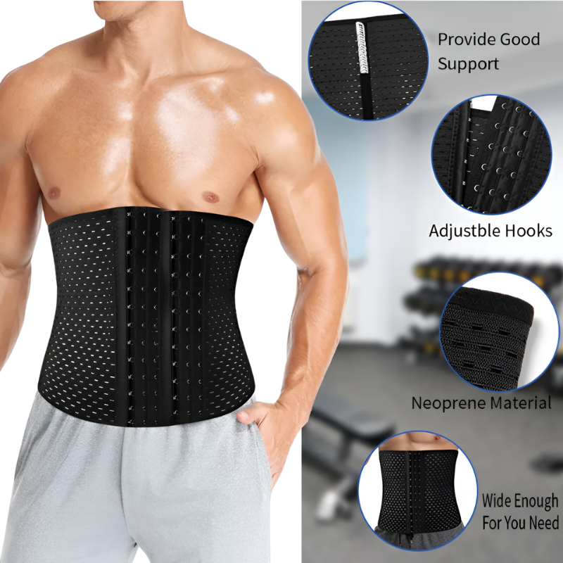 Men's High Compression Slimming Corset | Transform Physique, Boost ...